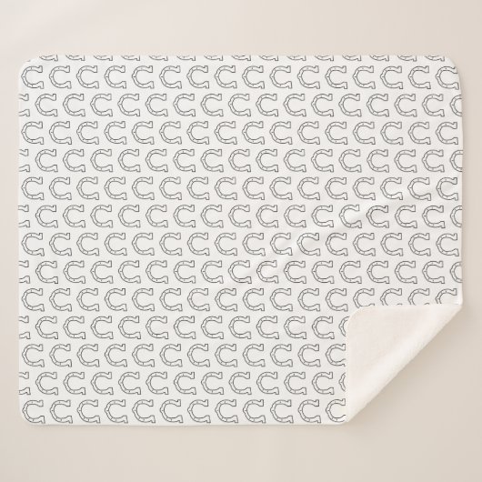 Horse Riding Gang Horseshoe Imprimer Couverture en (Devant (Horizontal))