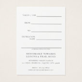 Horse Riding Lessons Gift Certificate Template (Dos)