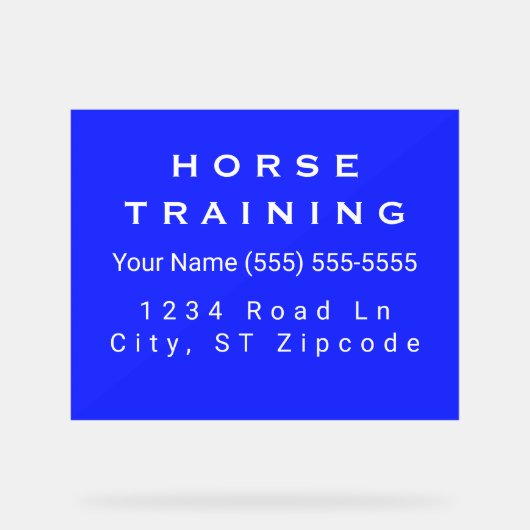 Horse Royal Professional Business Card (Recto)
