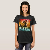 Horse running  t-shirt (Voorkant volledig)
