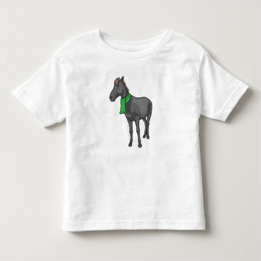Horse Scarf Kinder Shirts (Voorkant)