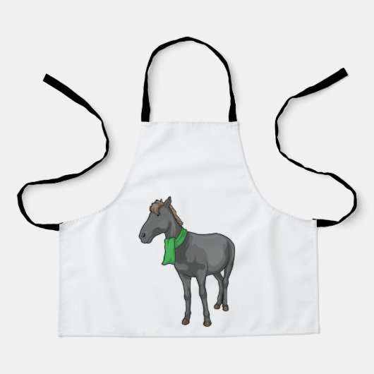 Horse Scarf Schort (Voorkant)