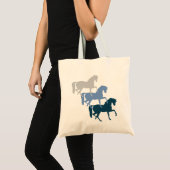 Horse Shadow Canvas tas (Voorkant (product))