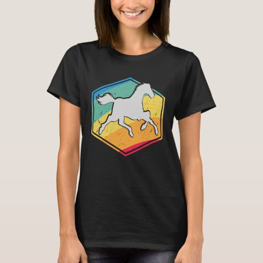 Horse Shirt Retro Style (Voorkant)