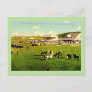 Horse Show, Spring Lake, Vintage van New Jersey Briefkaart