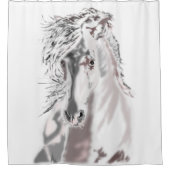 Horse Shower Curtain Douchegordijn (Voorkant)