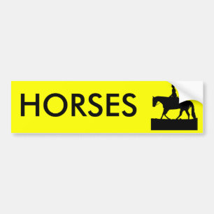 Horse Silhouette Bumpersticker