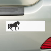 Horse Silhouette Bumpersticker (Op auto)