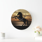 Horse Silhouette Grote Klok (Huis)