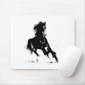 Horse Silhouette Muismat (Met muis)