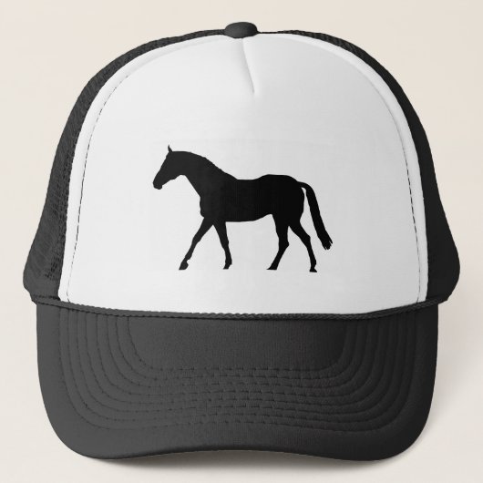 Horse Silhouette Trucker Pet (Voorkant)