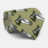 Horse Skeleton Stropdas (Opgerold)