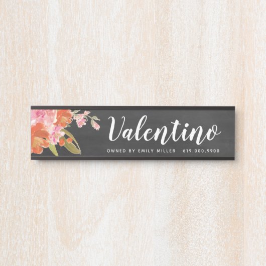 Horse Stall Nom Plaque / Nom Plaque (Devant)