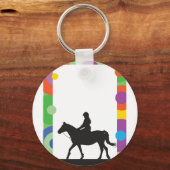 Horse Standing Sleutelhanger (Voorkant)