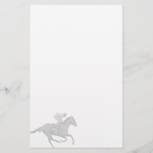 horse stationery briefpapier (Voorkant)
