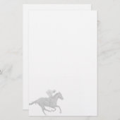 horse stationery briefpapier (Voorkant / Achterkant)