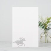 horse stationery briefpapier (Staand voorkant)