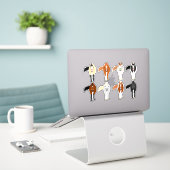 horse sticker set (Ordinateur portable sur le bureau)