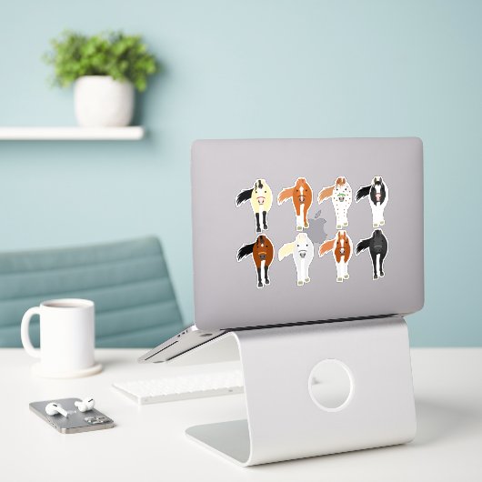 horse sticker set (Ordinateur portable sur le bureau)