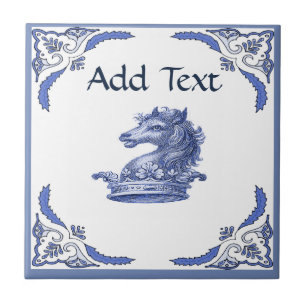 HORSE Tile, Dutch Kijk, Personaliseren Tegeltje