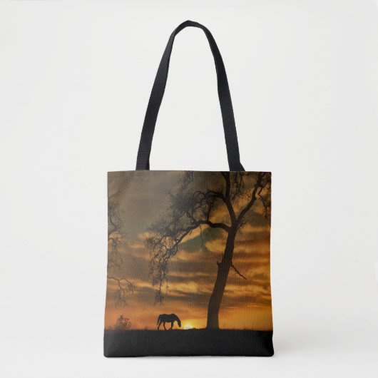 Horse Totebag Draagtas (Voorkant)