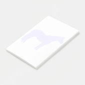 Horse Trainer Business Blue Simple and Modern Post-it® Notes (Schuin)