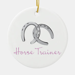 Horse Trainer Keramisch Ornament