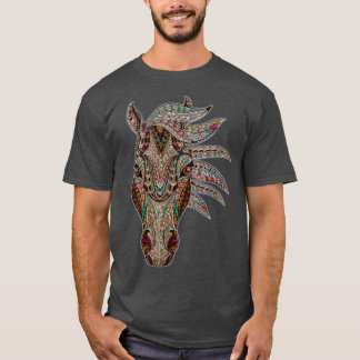 Horse Tribal Abstracte Kunst Native American Horse T-shirt