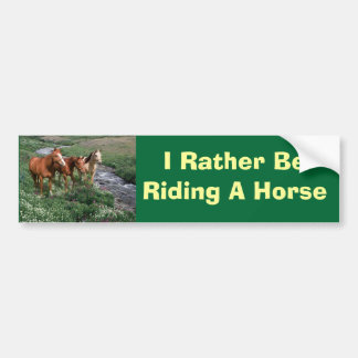 Horse Trio-Bumpersticker Bumpersticker
