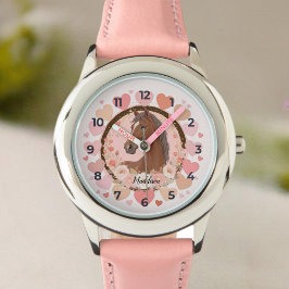 Horse Valentine Watch Horloge