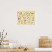 Horse Veterinary Anatomy Poster Equine (Keuken)