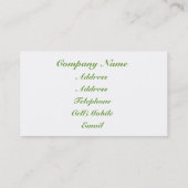 HORSE VISITEKAARTJE (Achterkant)