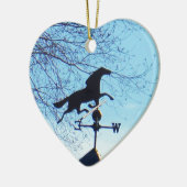 Horse Weather Vane Blue Sky Keramisch Ornament (Links)