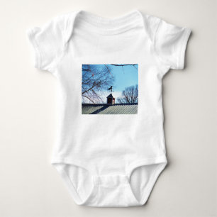 Horse Weather Vane Blue Sky Romper
