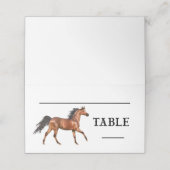 Horse Western Country Wedding Rustic Party (Buitenkant ongevouwen)