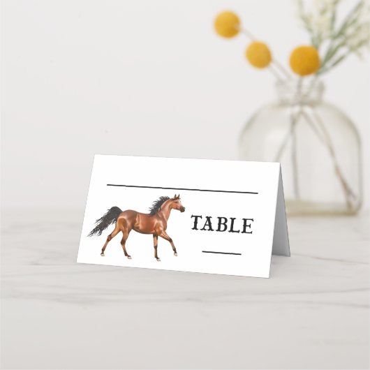 Horse Western Country Wedding Rustic Party (Voorkant)