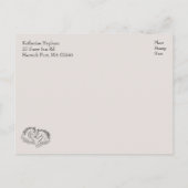 Horse Western Elegant Rustic Country Wedding Uitnodiging Briefkaart (Achterkant)