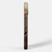 Horse  Western Sepia Rustic Wood Case-Mate iPhone Case (Achterkant / Rechts)