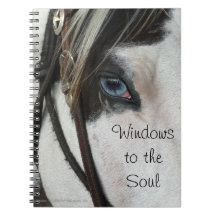 Horse Windows To Soul Carnet ou Journal
