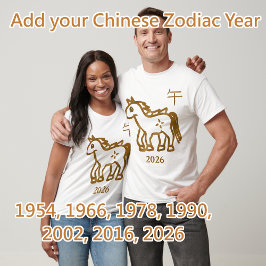 Horse Zodiac  jaar T-shirt