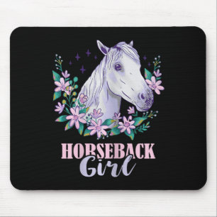 Horseback Girl Horseback Riding Horse Lover Equest Muismat