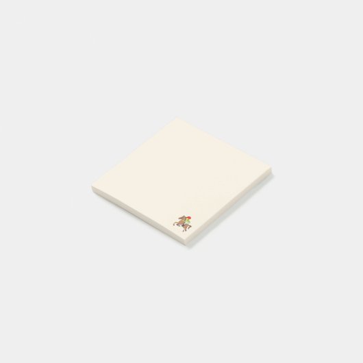 Horseback Riding Emoji Post-it® Notes (Schuin)