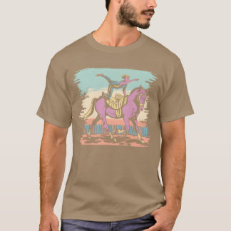 Horseback Riding van het paardenvaulter-paard T-shirt