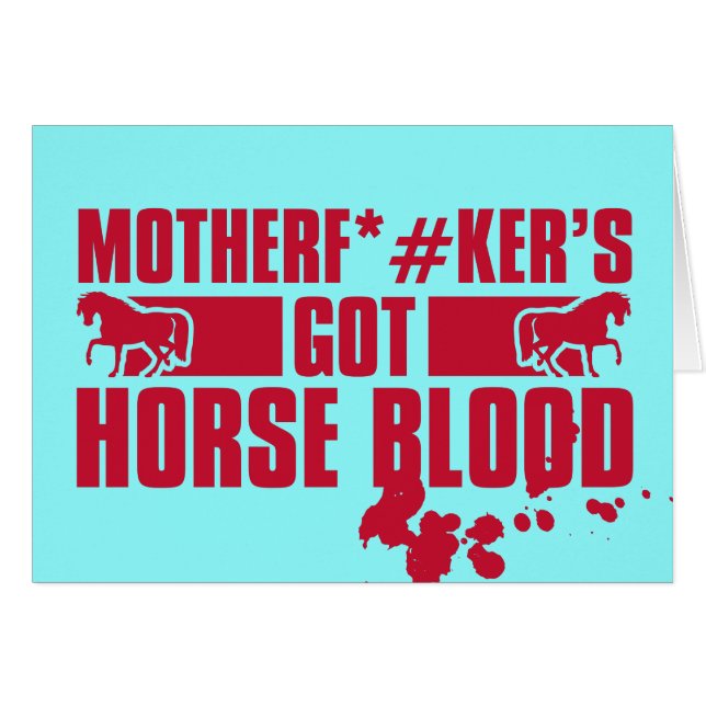 Horsebloed (Voorkant Horizontaal)