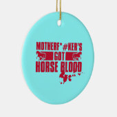 Horsebloed Keramisch Ornament (Rechts)