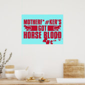 Horsebloed Poster (Keuken)