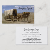 Horsedrawn Wagon visitekaartje (Voorkant / Achterkant)