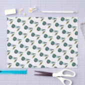 Horseman Pouter Pigeon Blue Tissuepapier (Craft)