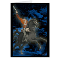 Horseman sans tête avec crâne