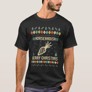HORSERADISH Vilain Sweat de Noël Vinatge Retro